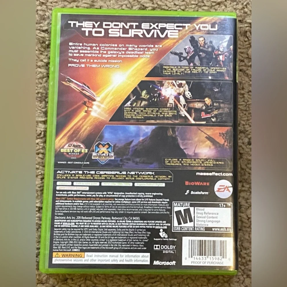 XBOX 360 Mars 2 Effect